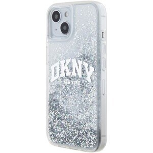 DKNY Liquid Glitter Arch Logo Apple iPhone 15 DKHCP15SLBNAET Transparent