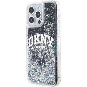 DKNY Liquid Glitter Arch Logo Apple iPhone 14 Pro DKHCP14LLBNAEK Black