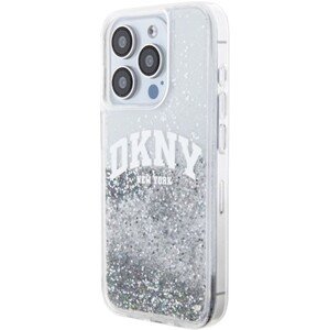 DKNY Liquid Glitter Arch Logo Apple iPhone 14 Pro DKHCP14LLBNAET Transparent