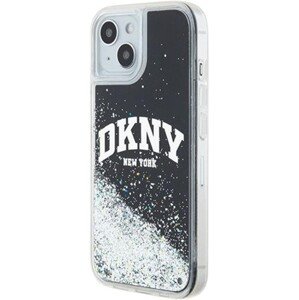 DKNY Liquid Glitter Arch Logo Apple iPhone 15 Plus DKHCP15MLBNAEK Black