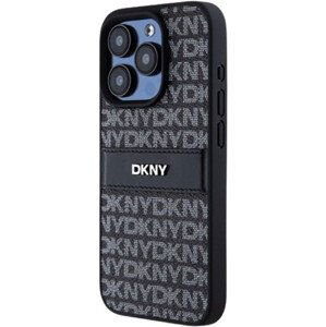 DKNY Repeat Texture Pattern W Tonal Stripe Samsung Galaxy S24 5G S921 DKHCS24SPRTHSLK Black