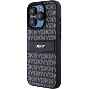 DKNY Repeat Texture Pattern W Tonal Stripe Samsung Galaxy S24+ 5G S926 DKHCS24MPRTHSLK Black