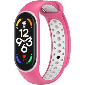 Strap Sport Smartband Xiaomi Mi Band 3/4/5/6/7 pink