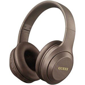 Guess Classic Silver Logo Bluetooth Stereo Headphone GUBHV21SFGSW Brown