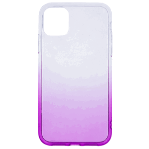 Silikónové puzdro na Apple iPhone 13 mini Gradient TPU fialové