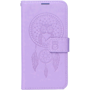 Diárové puzdro na Samsung Galaxy S23 5G S911 MEZZO dreamcatcher fialové