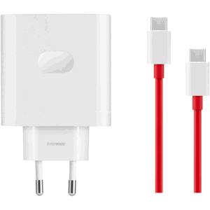 Rýchlonabíjačka OnePlus SuperVOOC 160W USB-C + USB-C kábel biela