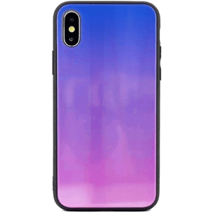 Plastové puzdro na Apple iPhone 7/8/SE 2020/SE 2022 Gradient Glass fialovo-modré