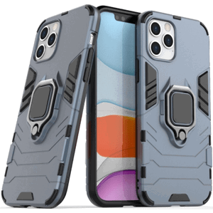 Odolné puzdro na Apple iPhone 12/12 Pro Ring Armor Rugged modré