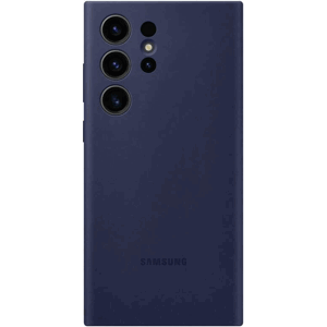 Silikónové puzdro Samsung na Samsung Galaxy S23 Ultra 5G S918 EF-PS918TNE Silicone Cover modré