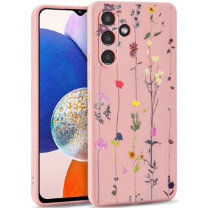 Silikónové puzdro na Samsung Galaxy A14 5G A146 Tech Protect Mood Garden ružové