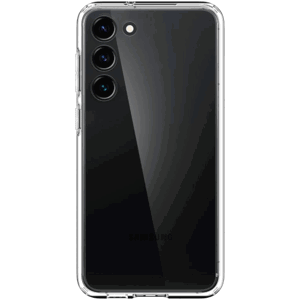 Odolné puzdro na Samsung Galaxy S23+ 5G S916 Spigen Ultra Hybrid Crystal Clear transparentné