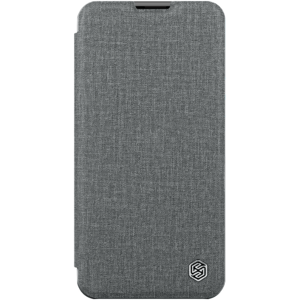 Diárové puzdro na Apple iPhone 14 Nillkin Qin Book Pro Cloth sivé