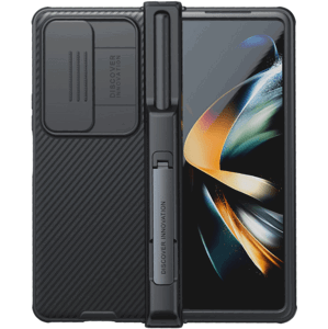 Plastové puzdro na Samsung Galaxy Z Fold 4 5G F936 Nillkin CamShield Pro Slot+Stand čierne