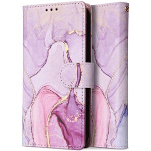Diárové puzdro na Samsung Galaxy A34 5G A346 Tech-Protect Wallet colorfull marble