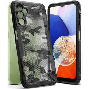 Odolné puzdro na Samsung Galaxy A14 LTE A145/A14 5G A146 Ringke Fusion-X camo čierne