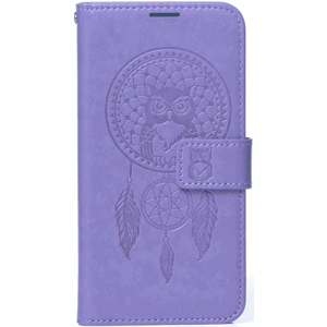 Diárové puzdro na Apple iPhone 12/12 Pro MEZZO dreamcatcher fialové