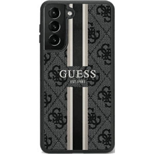 Plastové puzdro Guess na Samsung Galaxy S23+ 5G S916 GUHCS23MP4RPSK 4G Printed Stripe čierne