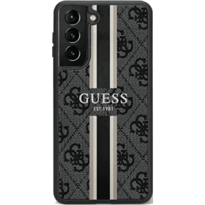 Plastové puzdro Guess na Samsung Galaxy S23 5G S911 GUHCS23SP4RPSK 4G Printed Stripe čierne