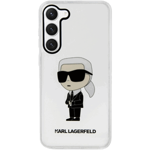 Plastové puzdro Karl Lagerfeld na Samsung Galaxy S23+ 5G S916 KLHCS23MHNIKTCT HC IML NFT Ikonik transparentné