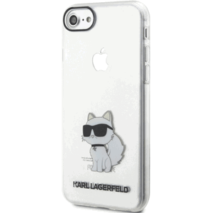 Plastové puzdro Karl Lagerfeld na Apple iPhone 7/8/SE 2020/SE 2022 KLHCI8HNCHTCT IML NFT Choupette transparentné