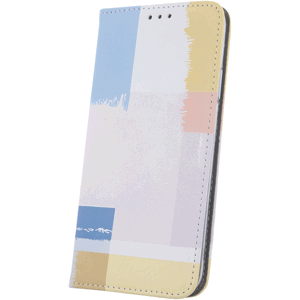Diárové puzdro na Samsung Galaxy S22 Ultra 5G S908 Smart Trendy Coloured Pastel Square