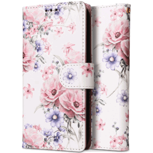 Diárové puzdro na Xiaomi Redmi Note 12 Pro/Poco X5 Pro 5G Tech-Protect Wallet Blossom Flower