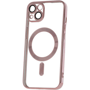 Plastové puzdro na Apple iPhone 13 Pro Max Color Chrome MagSafe ružové