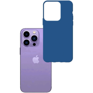 Odolné puzdro na Apple iPhone 14 Pro 3MK Matt TPU blueberry