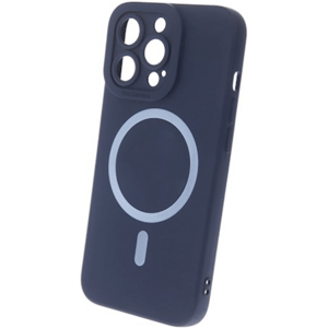 Silikónové puzdro na Apple iPhone 13 Silicon MagSafe modré