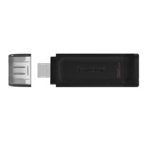 32 GB . USB-C 3.2 kľúč . Kingston DataTraveler 70 - Bez obalu