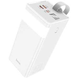 Powerbanka HOCO Powermaster J86A, 50 000mAh svietidlo PD22,5W QC3.0, biela