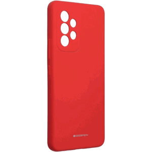 Silikónové puzdro na Apple iPhone X/XS Mercury Silicone červené