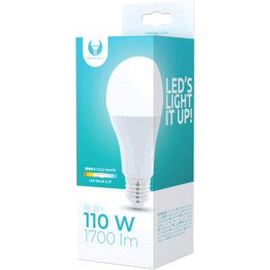 LED žiarovka E27 A65 18W 230V 6000K 1700lm Forever Light