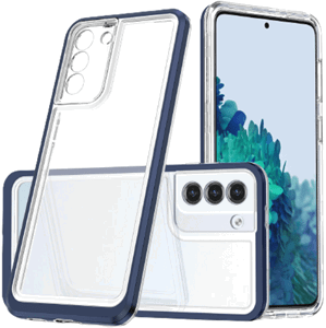 Odolné puzdro na Samsung Galaxy S21 5G G991 Hybrid Armor 3v1 transparentno-modré