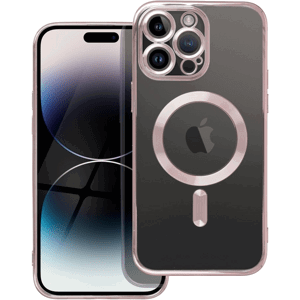 Silikónové puzdro na Apple iPhone 11 Pro Electro Mag ružovo-zlaté