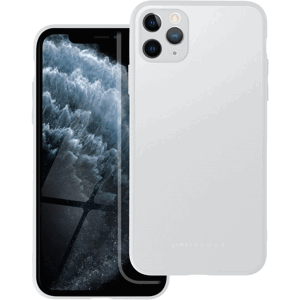 Plastové puzdro na Apple iPhone 11 Pro Max Roar Matte Glass sivé