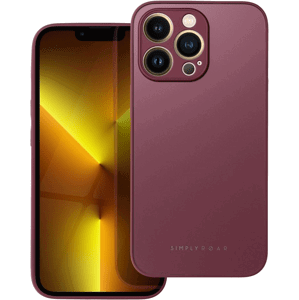 Plastové puzdro na Apple iPhone X/XS Roar Matte Glass bordové