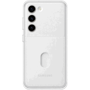 Plastové puzdro Samsung na Samsung Galaxy S23 5G S911 EF-MS911CWE Frame Cover biele