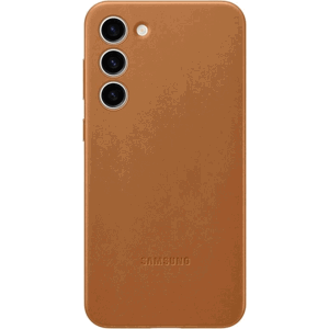 Kožené puzdro Samsung na Samsung Galaxy S23+ 5G S916 EF-VS916LAE Leather Cover Camel