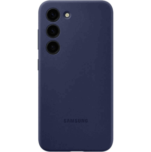 Silikónové puzdro Samsung na Samsung Galaxy S23 5G S911 EF-PS911TNE Silicone Cover Navy