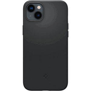 Odolné puzdro na Apple iPhone 14 Plus Spigen Silicone Fit MagFit čierne