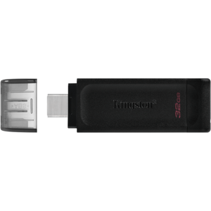32 GB . USB-C 3.2 kľúč . Kingston DataTraveler 70 - otvorené balenie