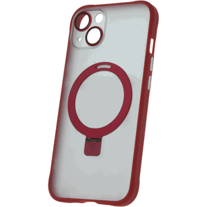 Plastové puzdro na Apple iPhone 12 Pro Max Mag Ring červené
