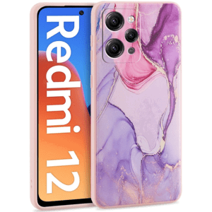 Silikónové puzdro na Xiaomi Redmi 12 Tech-Protect Mood marble