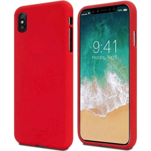 Silikónové puzdro na Apple iPhone 11 Mercury Soft červené