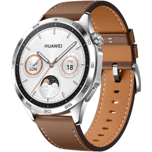 Huawei Watch GT 4 46mm Brown Leather Strap