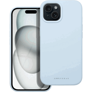 Silikónové puzdro na Apple iPhone 15 Roar Cloud-Skin modré