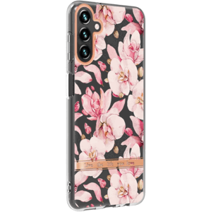 Silikónové puzdro na Samsung Galaxy A54 5G A546 Flower TPU ružové