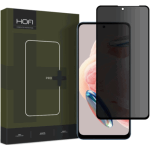 Tvrdené sklo na Xiaomi Redmi Note 12 LTE Hofi Anti Spy Privacy Pro+ celotvárové čierne